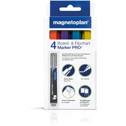magnetoplan PRO Whiteboard- und Flipchart-Marker 1.5 - 3.0 mm Mehrfarbig