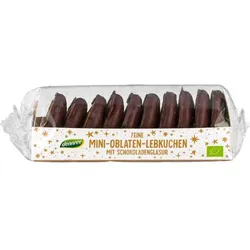 dennree Feine Mini-Oblaten-Lebkuchen schokoliert bio