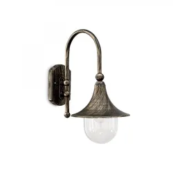Ideal Lux 024134 Außenwand lampaCa 1x60W | E27 - schwarz
