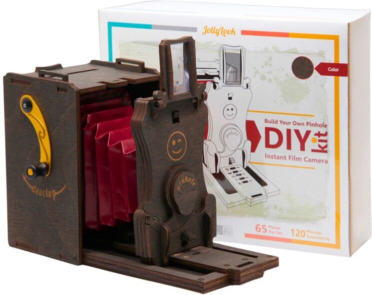 Appareil photo argentique Puzzle 3D mécanique en bois - Jollylook