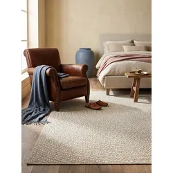 Flachgewebe-Teppich Pflegeleicht Creme 120x170 cm - CORDEV   Kadima