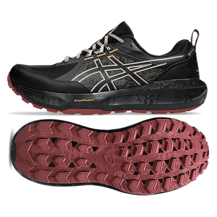 ASICS Herren-Schuhe Gel Sonoma 8 GTX Schwarz / Brisket Red (43.5) (1011b977-005-4571633773907)