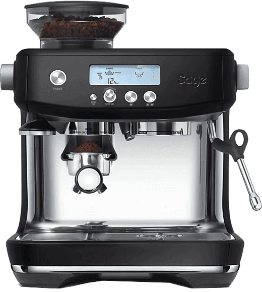 Cafetera express - Sage the Barista Pro™, 15 bar, 1680 W, 2 Tazas, Microespumado manual artesanal, Dosing Funnel™, Negro