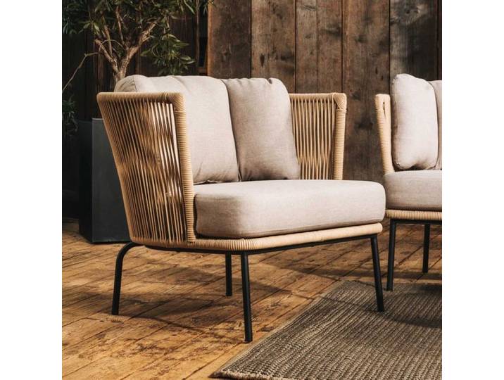 Cosmic Collection Touch Lougesessel Stahl/Rope/Spun Polyester
