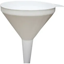 Trichter Bekaform mit Durchmesser Einfüllung 12 cm Durchmesser Auslauf Innen 10 mm, Außen 14 mm