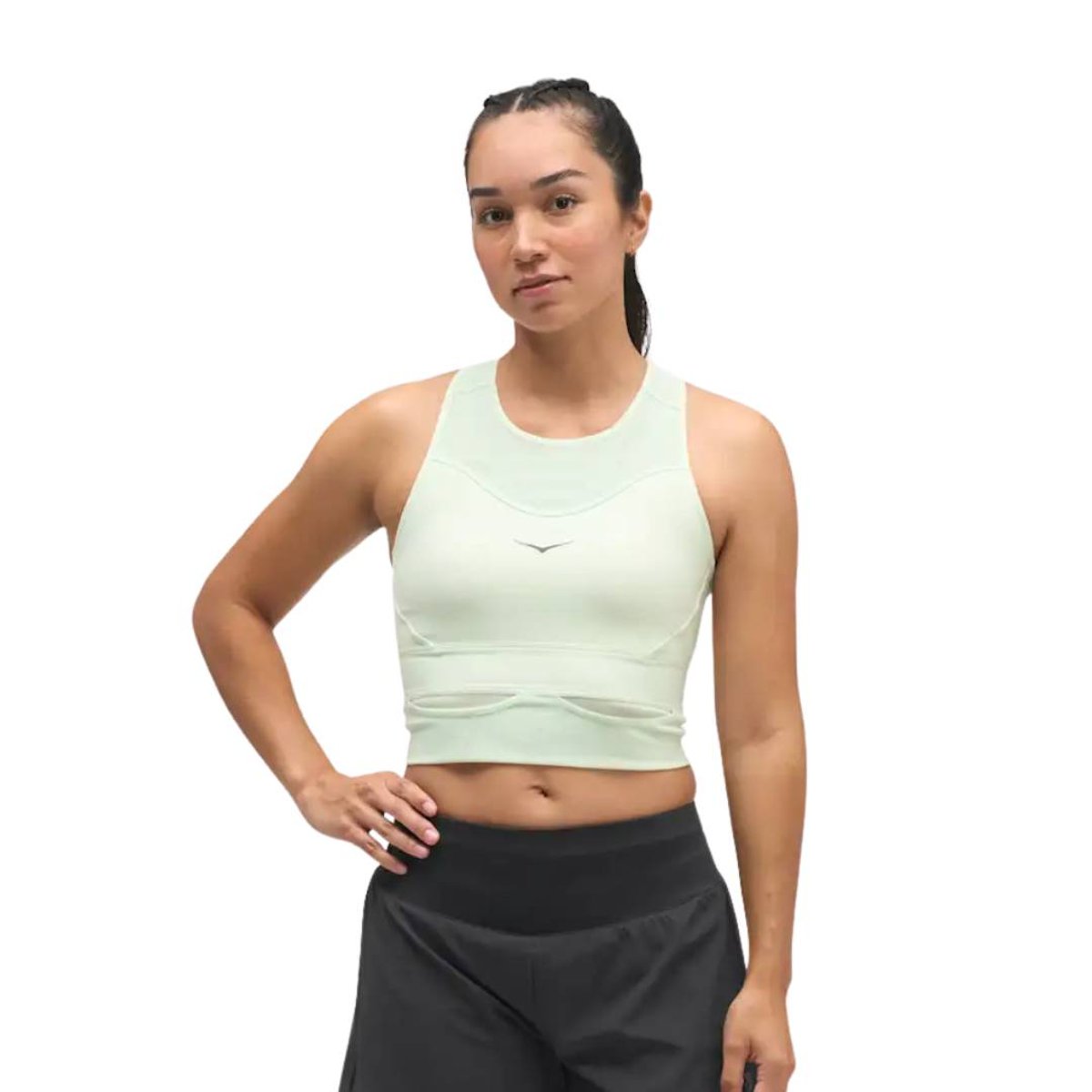 Reggiseno Hoka Race Day Verde Donna, Taglia L Donna