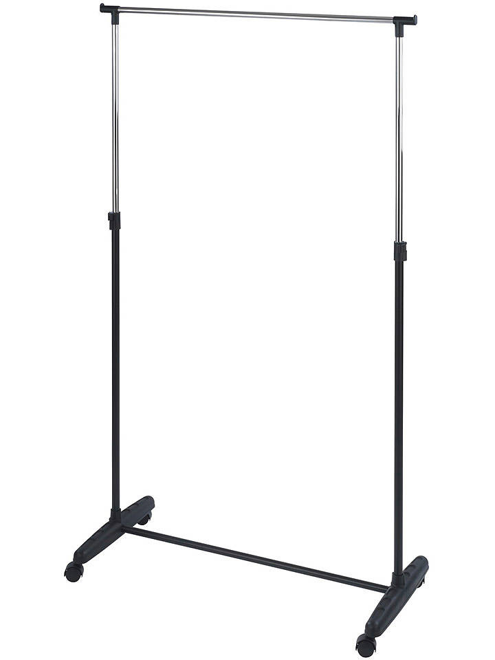Wenko Kleiderständer in Schwarz - (B)90 x (H)170 x (T)38 cm - onesize