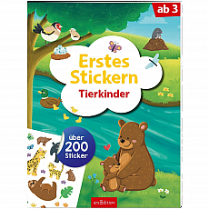 Ars Edition Erstes Stickern - Tierkinder 304216
