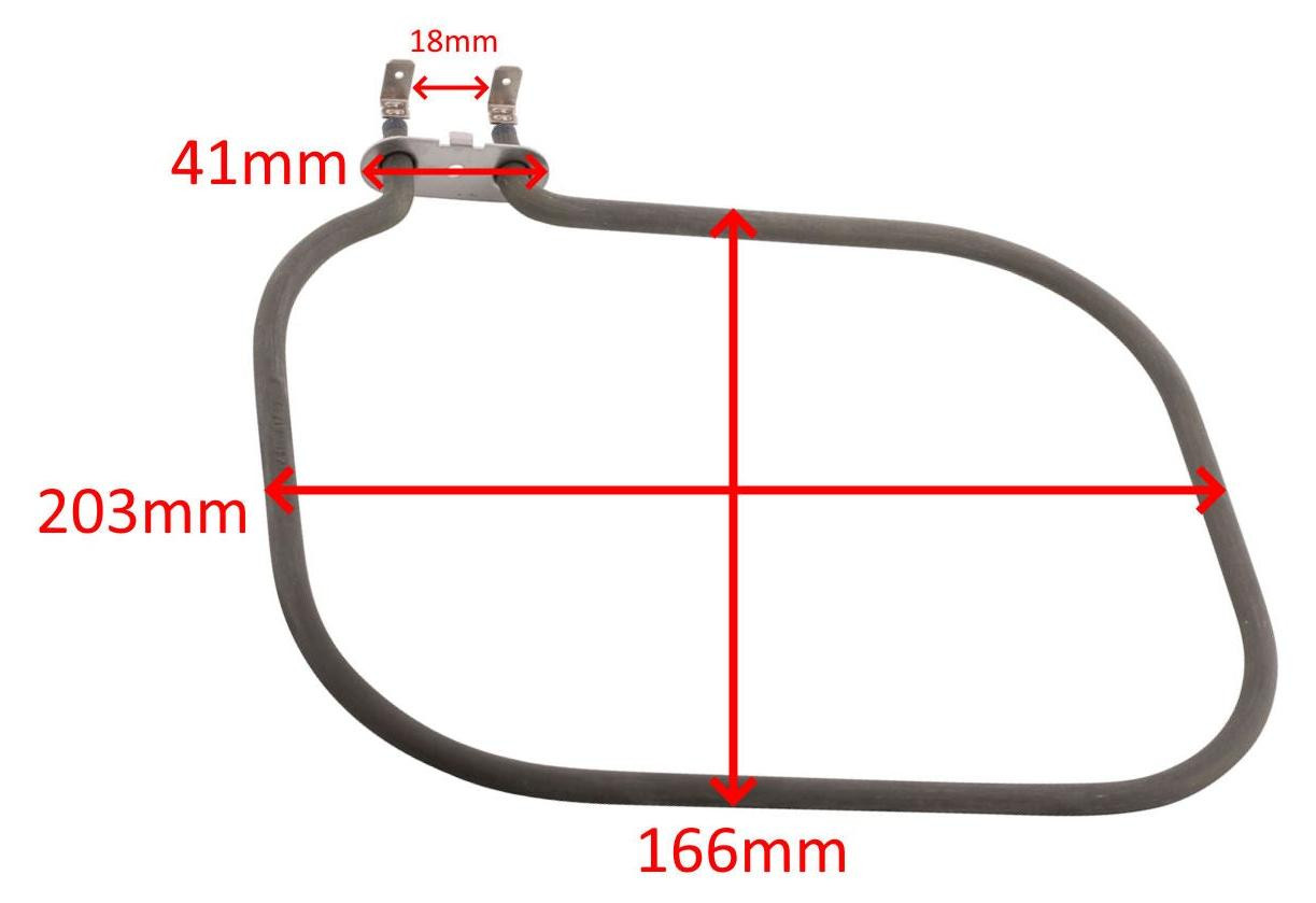 Moulinex verwarmingselement 230V voor broodoven Plaisir Pain type OW2101, OW2208, OW240E