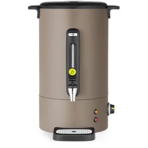 Hendi Heißwasserspender UNIQ, 211540, einstellbar 30°C - 100°C, 1650 Watt, aus Edelstahl, taupe, 16 Liter