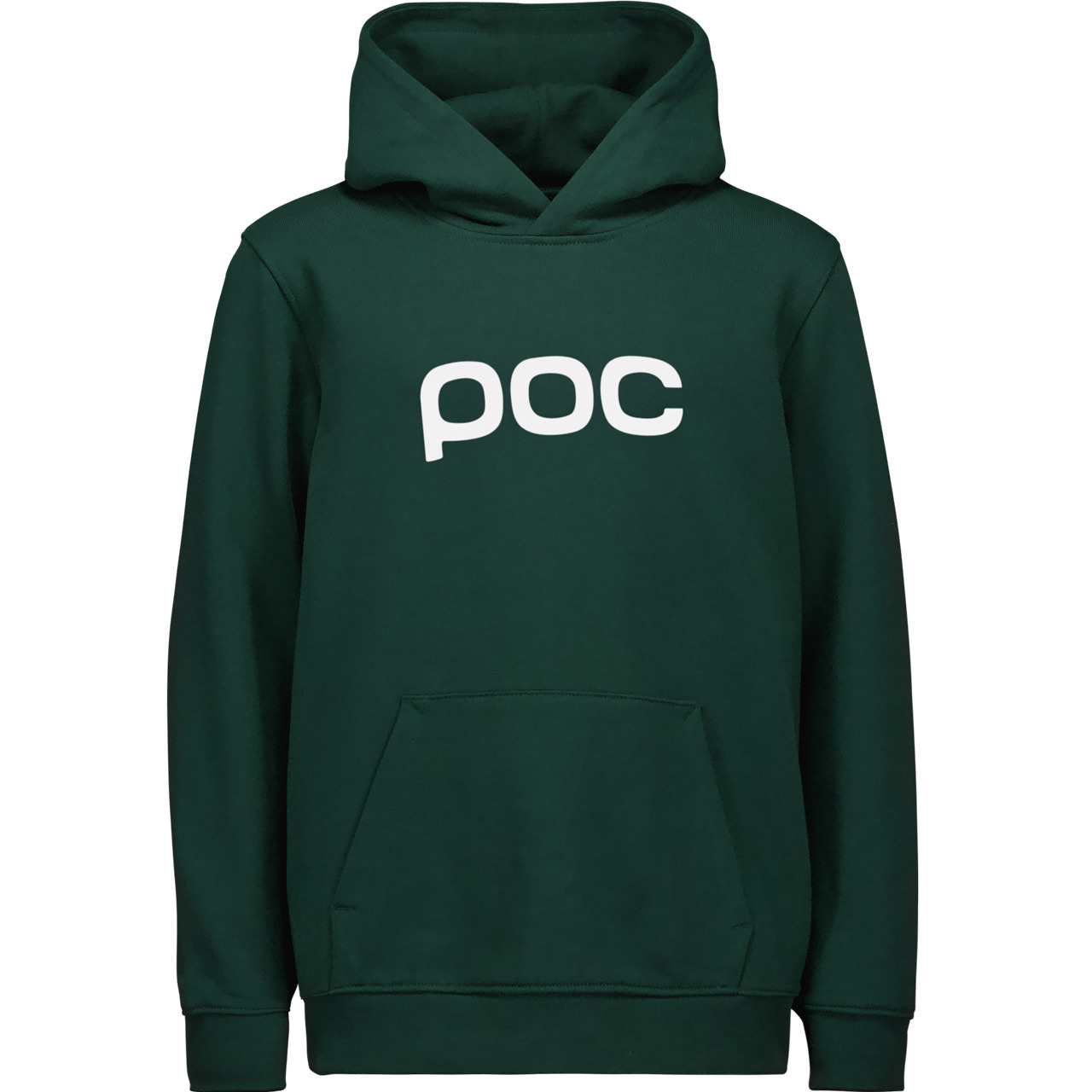 POC Kinder Hoodie pargasite green/hydrogen white - 160