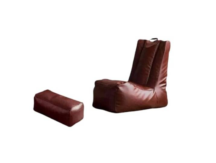 Xumh2024-3 Sitzsack Einzel-Lazy-Sofa, weicher Lounge-Sessel for Liegen zu Hause, Kleiner Wohnungsstuhl(Bruin)