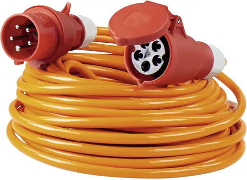AS Schwabe 59628 Strom Verlängerungskabel 32A Orange 50.00m H07BQ-F 5G 4mm²