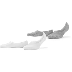 Tchibo - 2 Paar Sneaker-Füßlinge - Damen - Gr. 35-37 - weiß