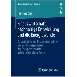 Finanzwirtschaft, nachhaltige Entwicklung und die Energiewende, Fachbücher von Johanna Dichtl