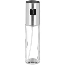 Relaxdays Essig- und Ölsprüher Set, 2 Sprühflaschen, je 100 ml, Glas, kochen, backen, grillen, Ölspender, transparent