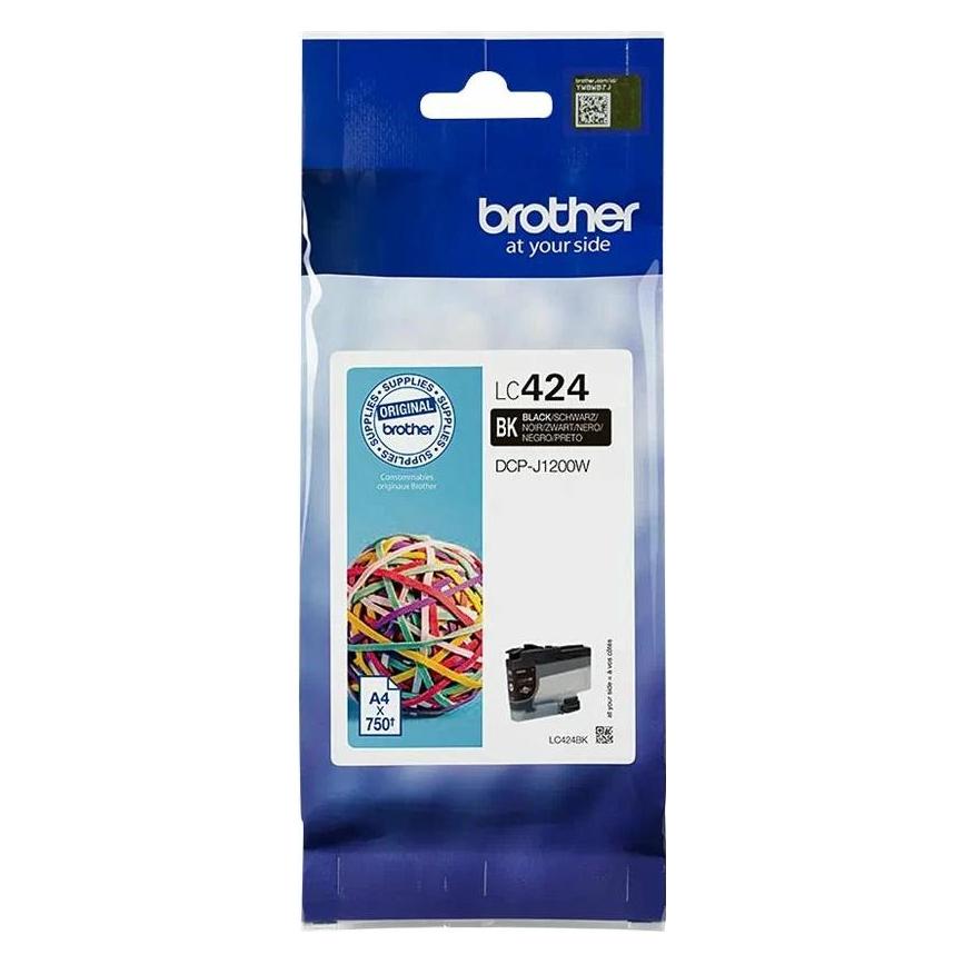 Brother LC-424BK Tintenpatrone - Schwarz (BK) (LC424BK)