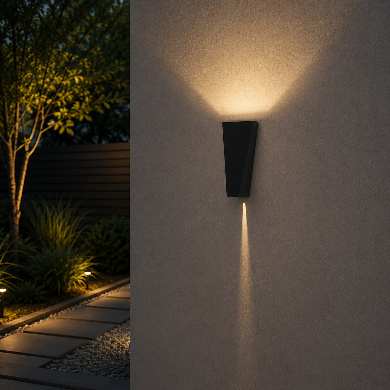 Lyora Design wandlamp Veiro antraciet/grijs van aluminium