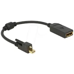 DELOCK 62638 - DisplayPort Adapter, Mini DP Stecker auf DP Buchse