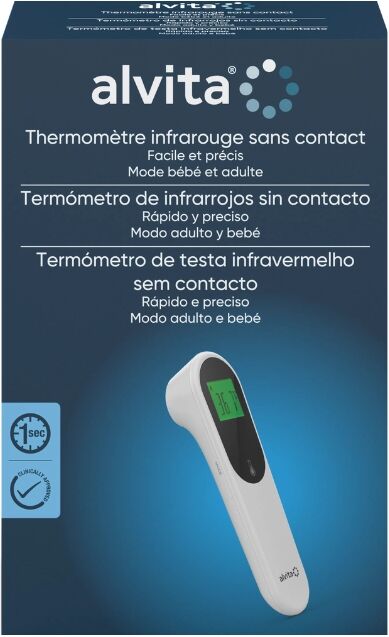 Alvita Termómetro Testa Infravermelho Sem Contacto