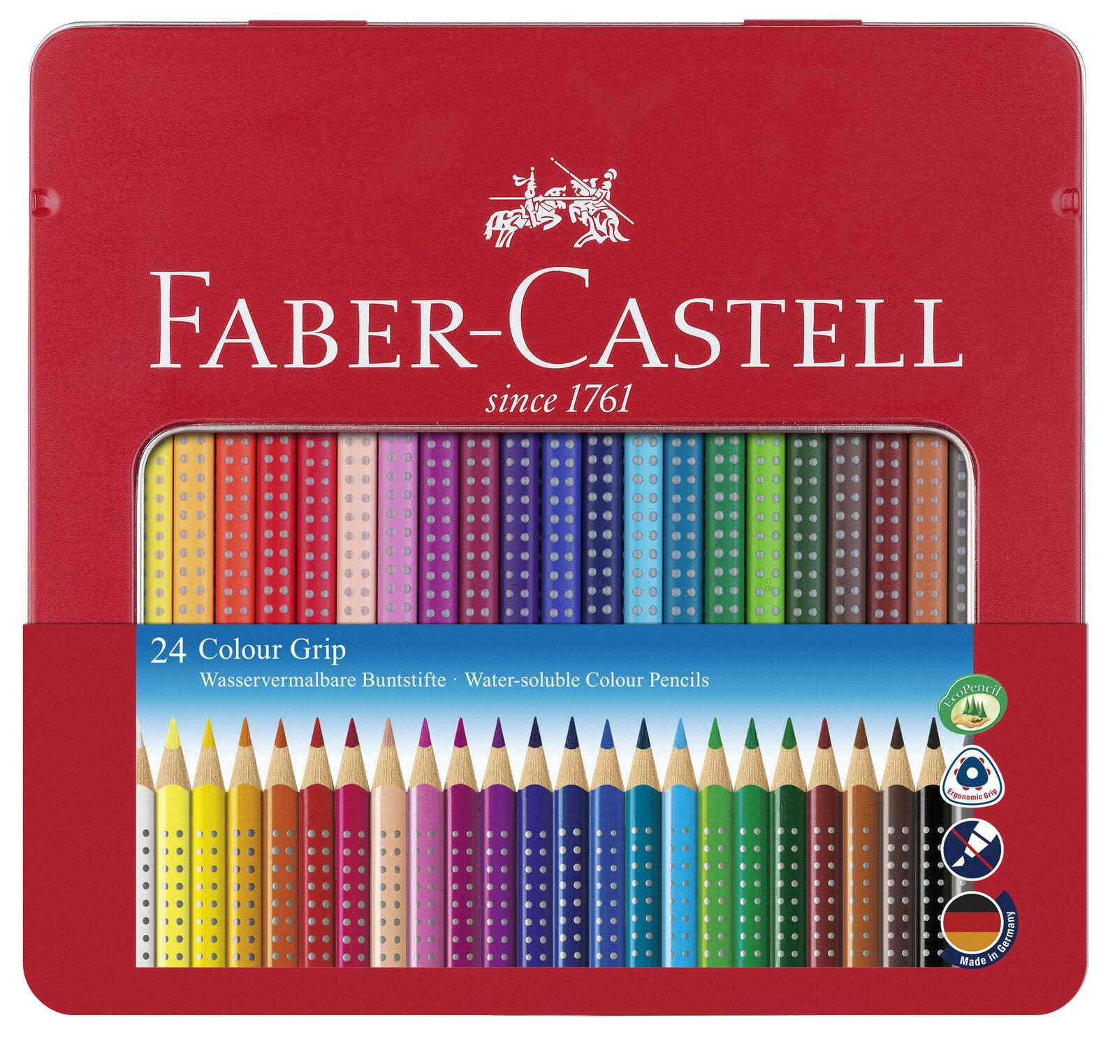 FABER-CASTELL Buntstifte Colour GRIP Mehrfarbig 112423