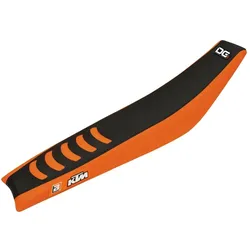 Blackbird, Motorrad Zubehör, Sitzbezug für KTM SX 85 (2018–2023), Doppelgriff, 3-farbig, Orange/Schwarz