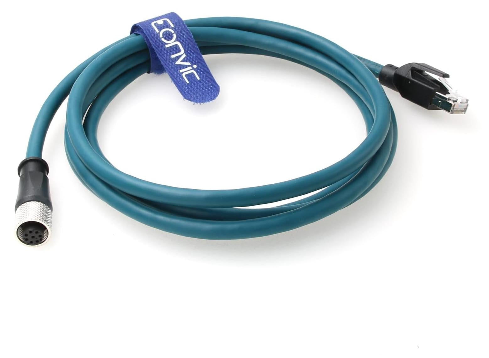 M12 Ethernetkabel 2m - 8 Pin A Code naar RJ45