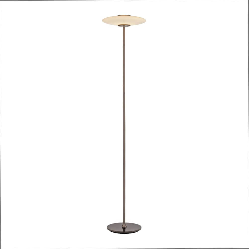 Paul Neuhaus Pure Vitrum Design vloerlamp - Bruin