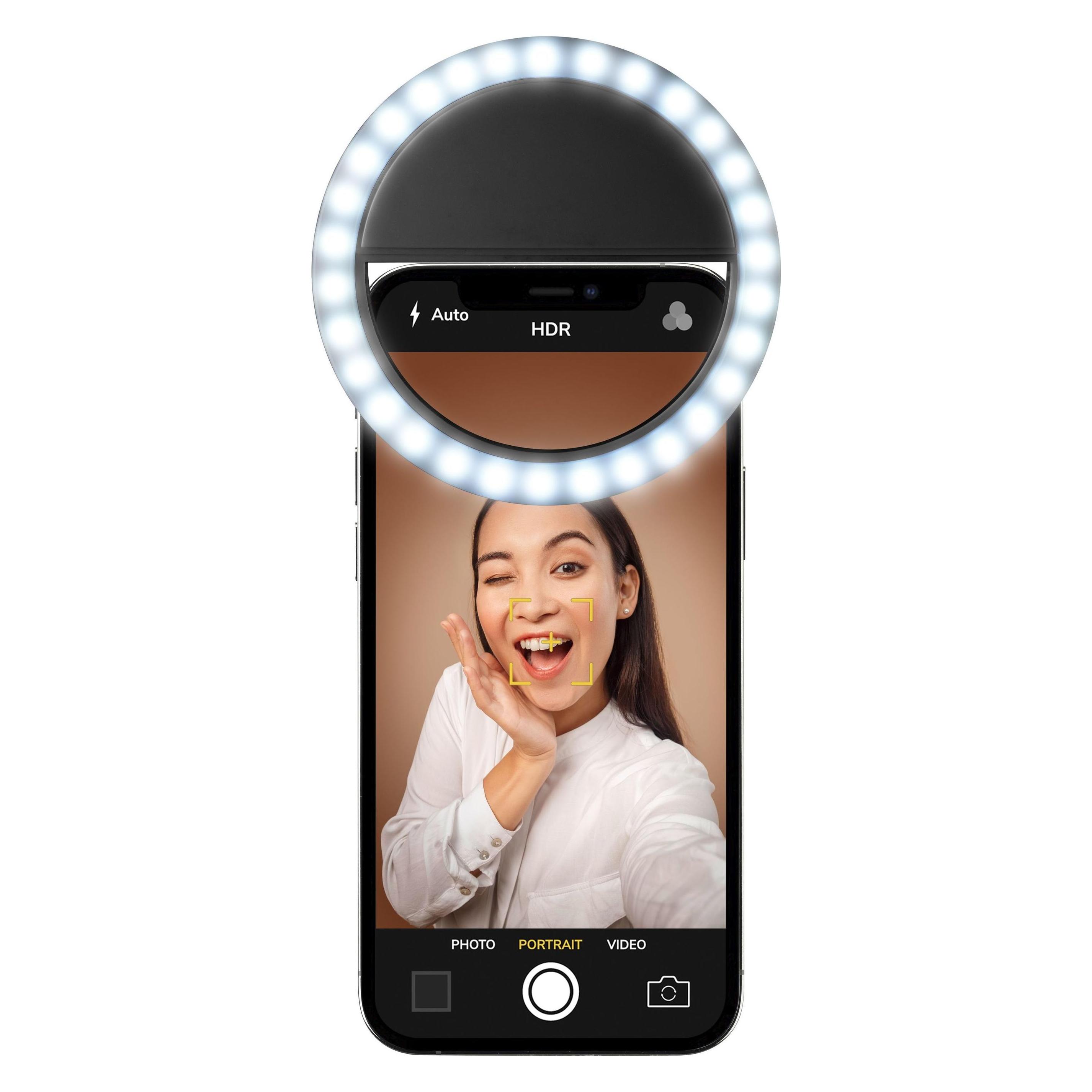 Cellularline Selfie Ring Pocket - Universale (Ringlicht) (SELFIERINGPOCKETK)