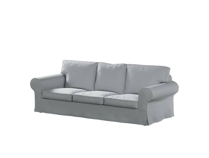 Dekoria Housse de rechange pour canapé-lit Ektorp 3 places - Ancien modèle - Housse de canapé compatible avec le modèle Ektorp - Gris