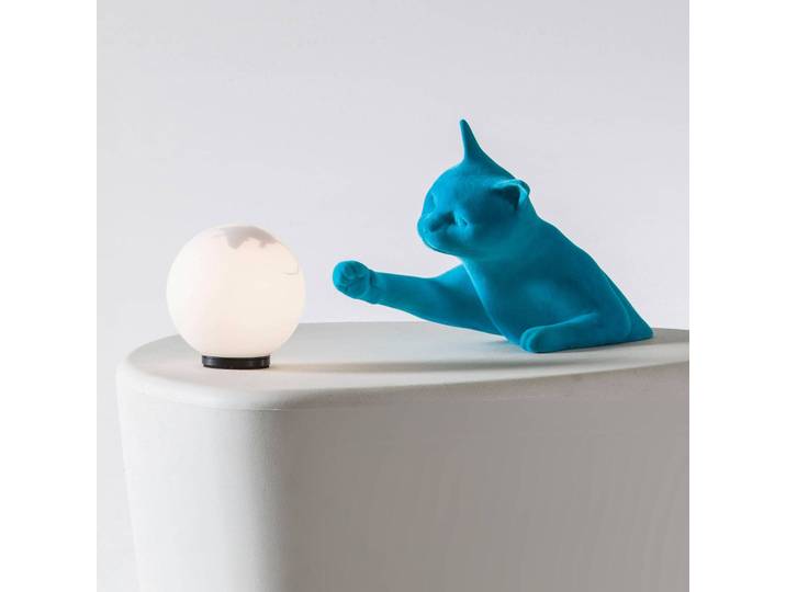 Karman Designer Tischlampe Maoo, für Wohn- / Esszimmer, Keramik, Design