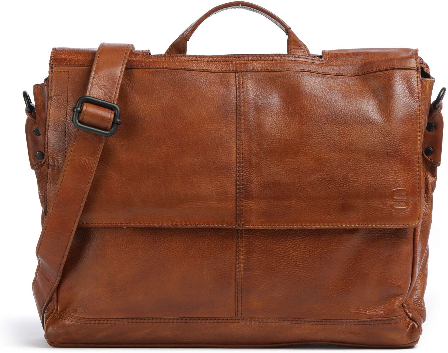Spikes & Sparrow Apache Benzo Aktentasche, braun