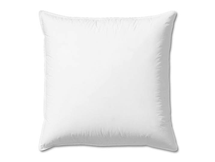 Coussin en plumes Sweet Dreams Blanc/Blanc 80 x 80 x 5cm Coton