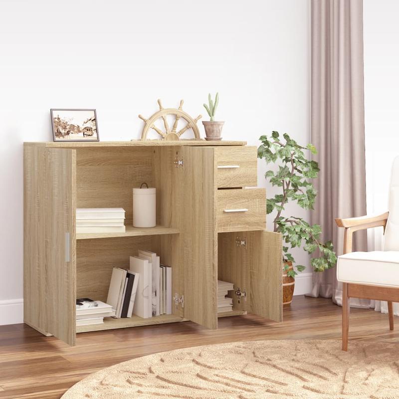 Schrank mit kompaktem, modernem Holzdesign