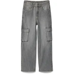 Tchibo - Kinder Wide Leg Jeans – Fit »Finn« - Kinder - Gr. 158 - hellgrau