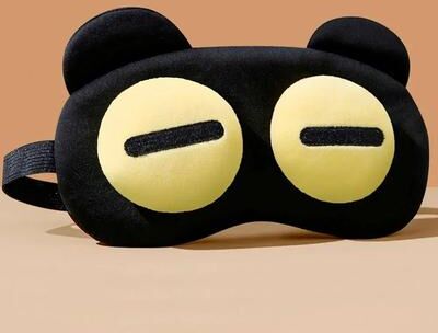 Uplifted Finds Women Breathable Polyester Eye Mask For Sleeping Travel Blindfold b