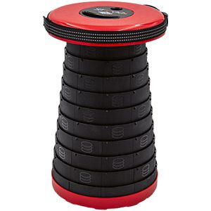 Wedo Klapphocker SITTOGO NXT, Teleskophocker, faltbar, rot / schwarz, belastbar bis 150 kg