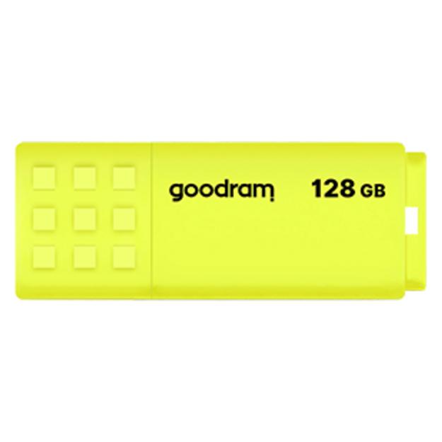 Goodram UME2 UME2-1280Y0R11 Pendrive (128 GB, USB 2.0, gelb) (128 GB, USB-A) (UME2-1280Y0R11)