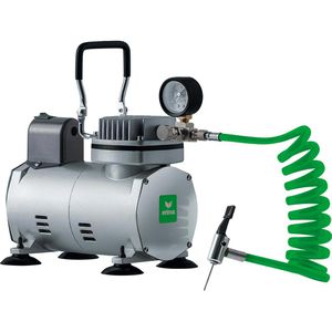 Erima Kompressor Ballkompressor, 724101-1, 47 dB (A), 230V, 5,5 bar, ölfrei, mit Manometer