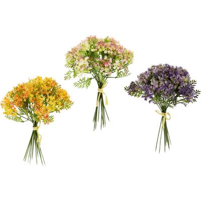 Blumenstrauß I.GE.A. "Schleierkraut", bunt, L:17cm, Schnittblumen, Blütenbusch