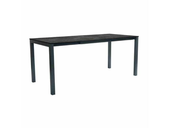 Stern Classic Ausziehtisch 130/180×80 cm Aluminium/HPL Geradlinig &amp; pur ausziehbar, Tischbein mit Höhenausgleich