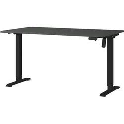 Germania-Werke Schreibtisch höhenverstellbar (elektrisch) »Profiline II« 140 cm grau, 140x119x80 cm
