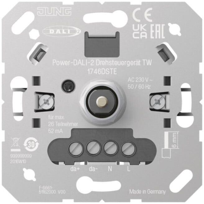 Jung Module de commande rotatif Power-DALI-2 1746 DSTE TW (1746DSTE)