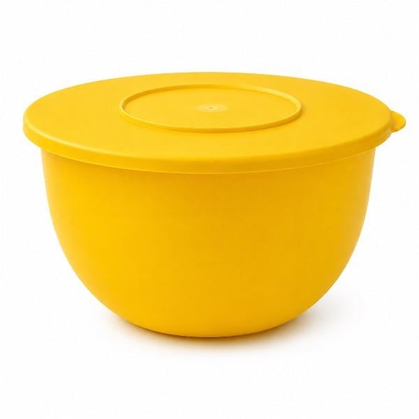 Tupperware Junge Welle serveerschaal, 4,3 liter, geel