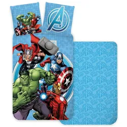 BrandMac, Kinderbettwäsche, Bed Linen - Junior Size 100x140 cm - Avengers (1000928) (140 x 100 cm)