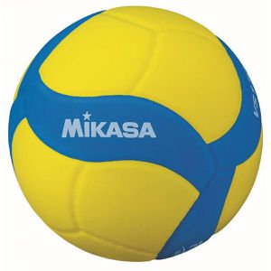 Mikasa Volleyball VS170W-Y-BL, mit FIVB Zertifizierung, Trainings- & Freizeitball, gelb/blau, 180 Gramm, Größe 5