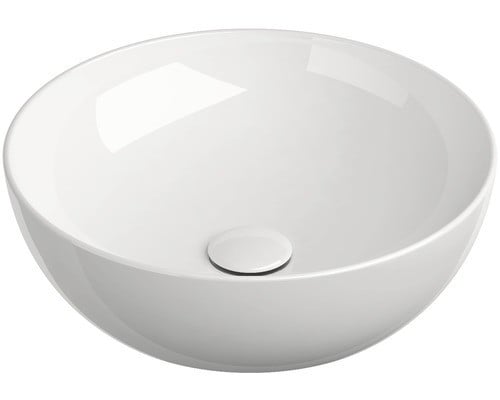 Wasbak RAVAK Uni 400 B, keramisch, wit