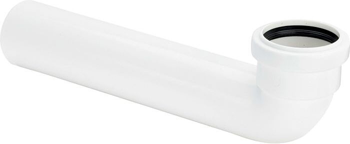 Viega Ablaufbogen 667368 DN 50 x 50 x 250 mm, 90°, Kunststoff weiß, mit Dichtung
