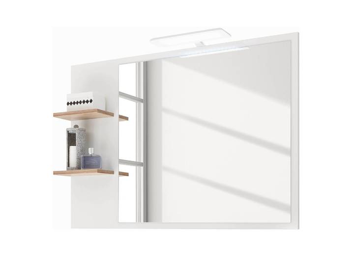 Beleuchteter Spiegel SE 100 x 75 x 16cm Weiß Spanplatte, beschichtet 100 x 75 x 16cm