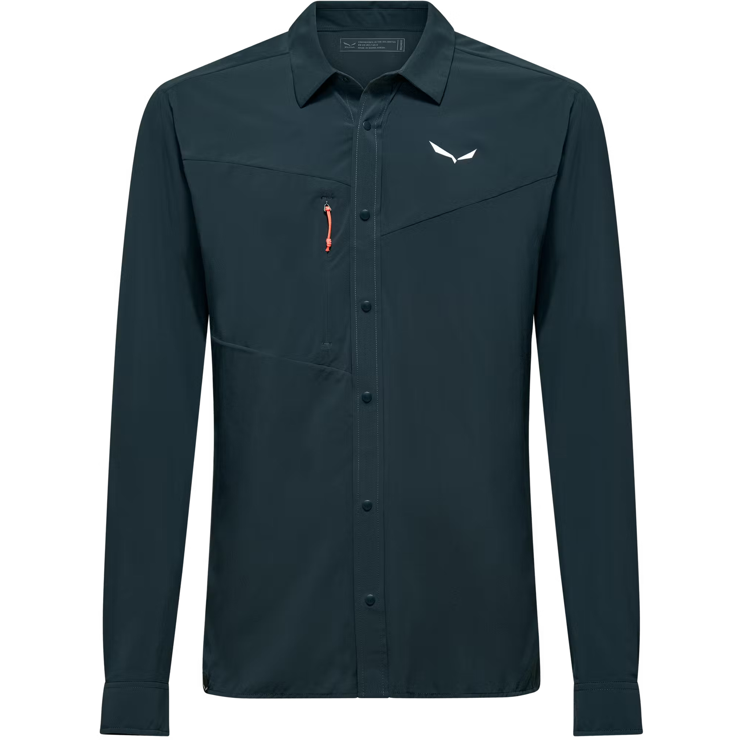 Salewa Puez LS Herren Hemden blau Größe S Trekking Schnell trocknend